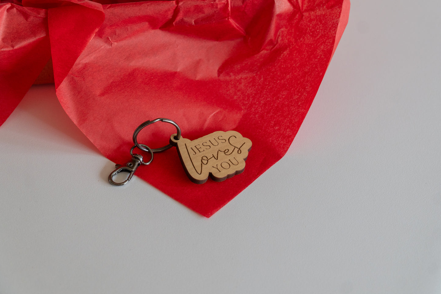 Jesus Loves You Keychain