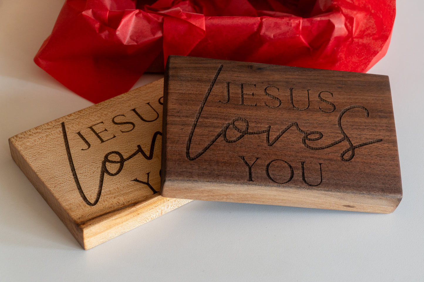 Jesus Loves You Wood Sign